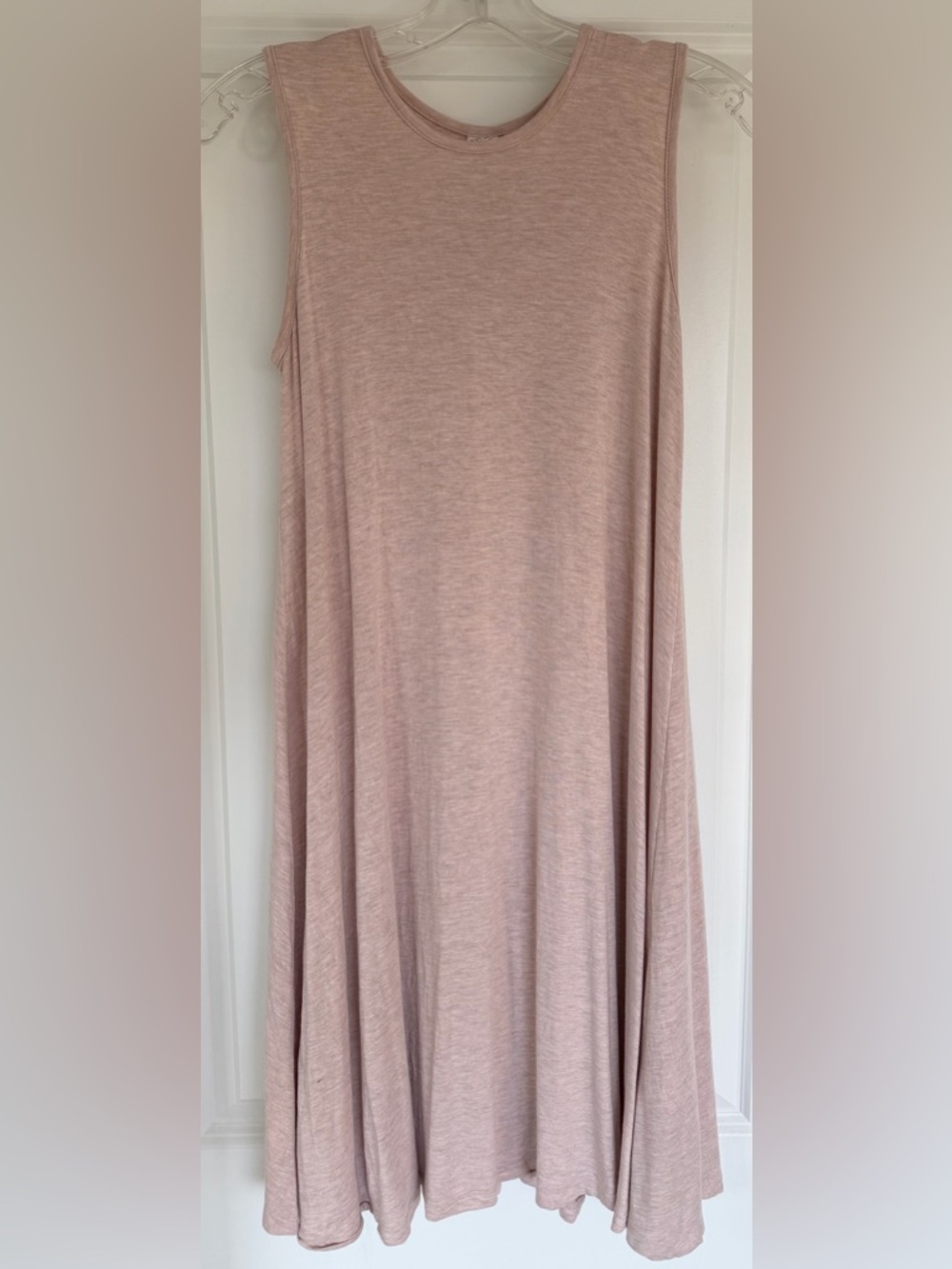 Artisan NY Sleeveless A-Line Dress in Soft Blush Pink